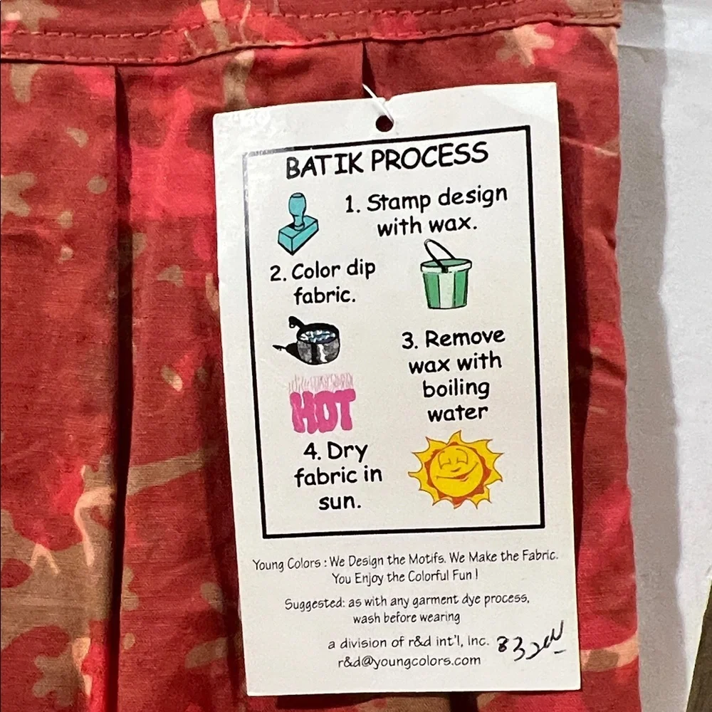 Vintage Young Colors Batik Kids One Piece in beautiful colors for fall.​
